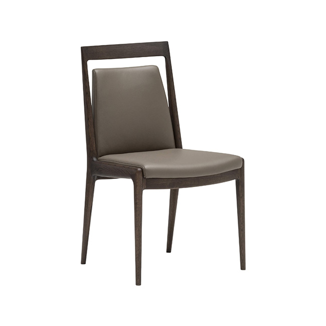 カリモク domani アームチェアー domani】 Excel-Life アームレスチェア CSA705 グレー スモークド