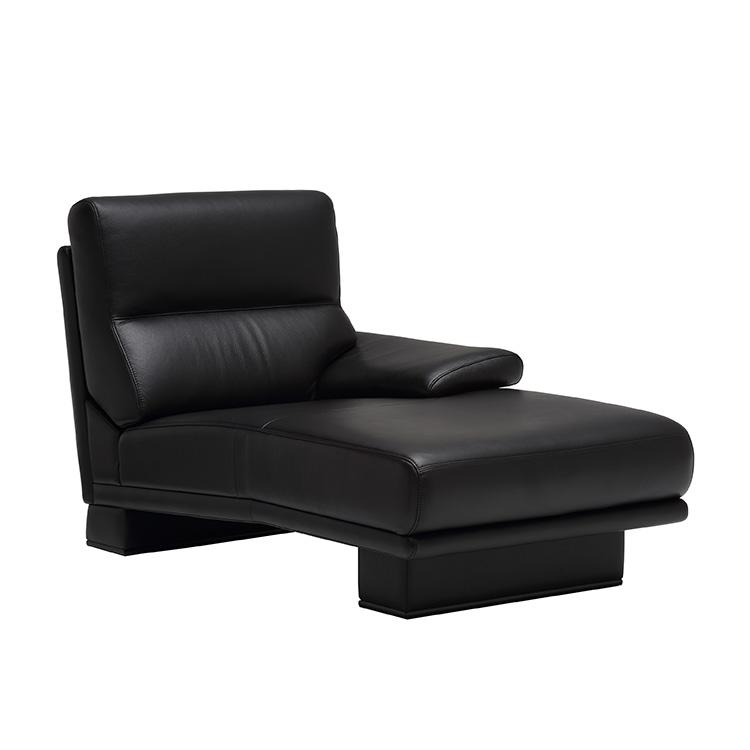 domani】 Excel-Life 左肘シェーズロング 幅92cm ZSB349 ブラック 通販