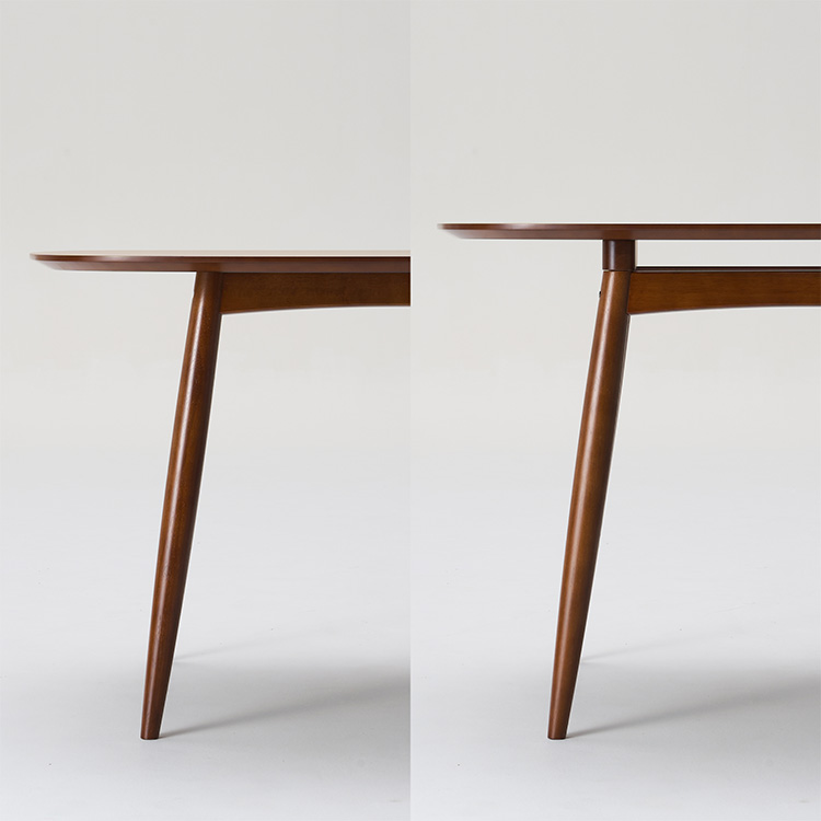 カリモク60】Dテーブル 幅100cm D36350 ウォールナット 天板/メラミン