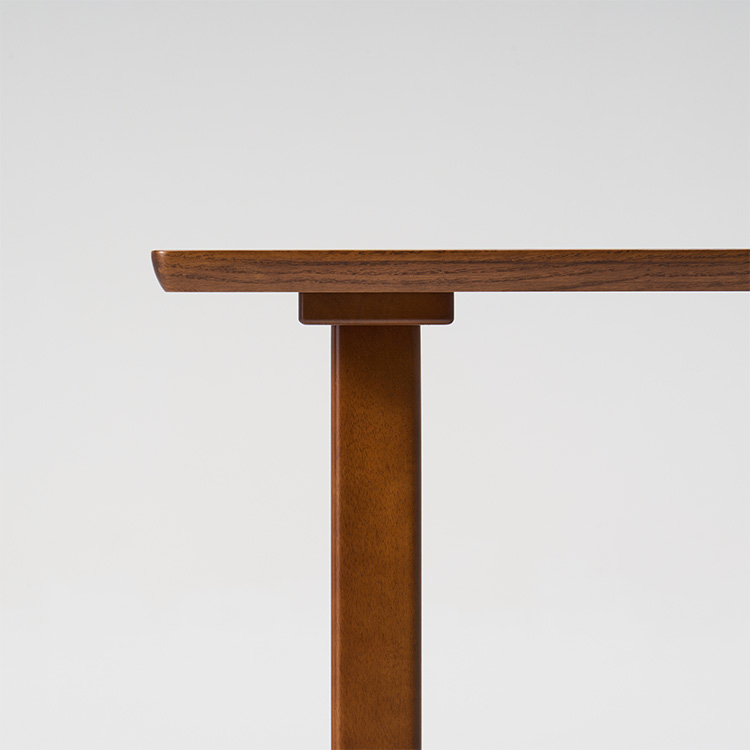 カリモク60+ ダイニングテーブルT 1300 ウォールナット ダイニングテーブルT1300(2本脚)｜オフィシャルショップ｜カリモク60
