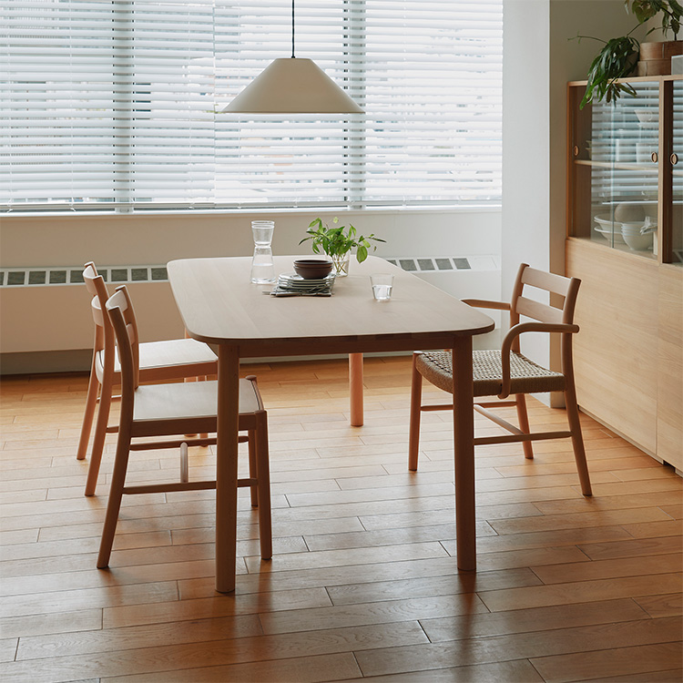 カンティネッタ】 ダイニングテーブル DB5900 コットンナチュラル 通販