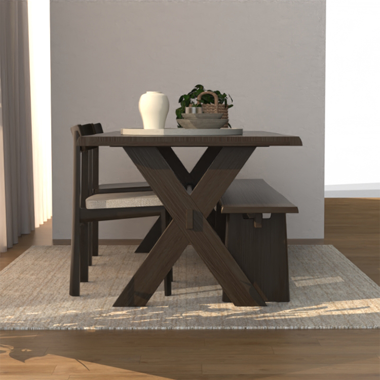 ルスカ】 ダイニングテーブル 幅165cm ダスクブラウン 通販 | 【公式