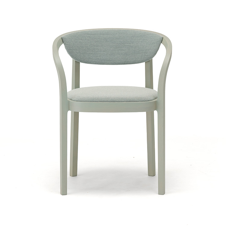 パッド入りのライトグレー椅子*4 バックヤードファミリー BACKYARD FAMILY チェアパッド 丸 椅子