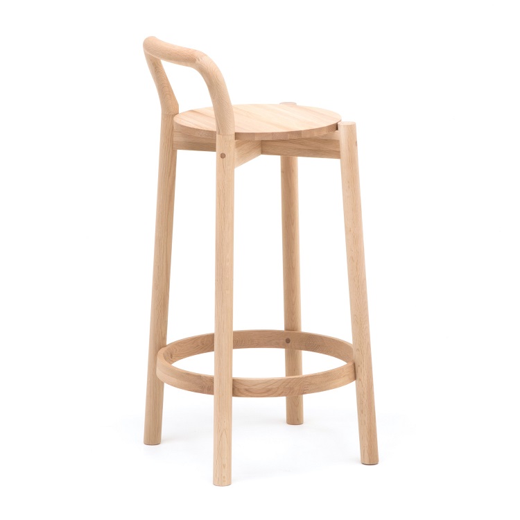 Castor Barstool with Backrest [LOW] キャストール バースツール