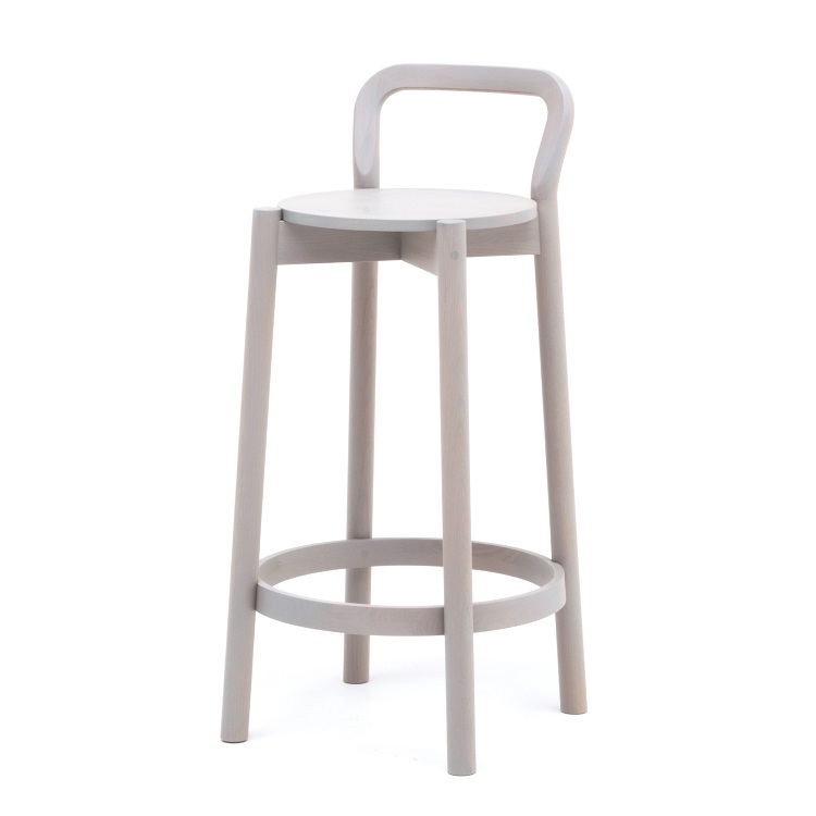 Castor Barstool with Backrest [LOW] キャストール バースツール