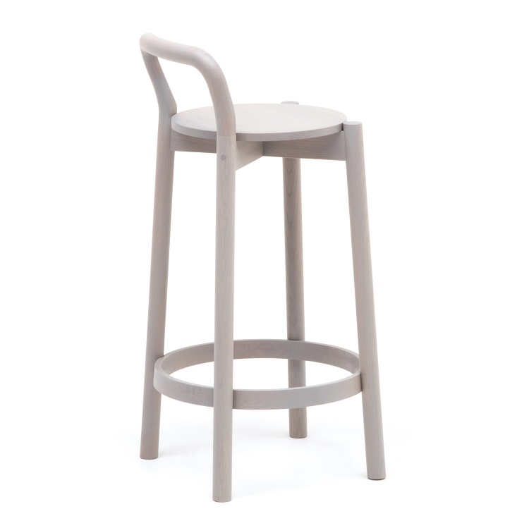 Castor Barstool with Backrest [LOW] キャストール バースツール
