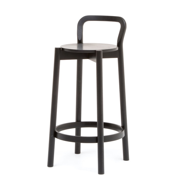 ☆定価36504円☆BAGLEバースツール座面木製NA/WAL