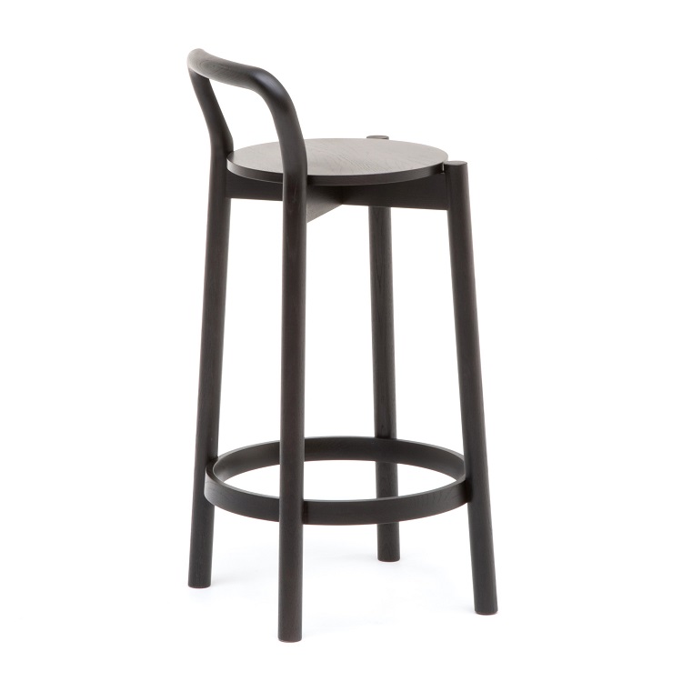 Castor Barstool with Backrest [LOW] キャストール バースツール