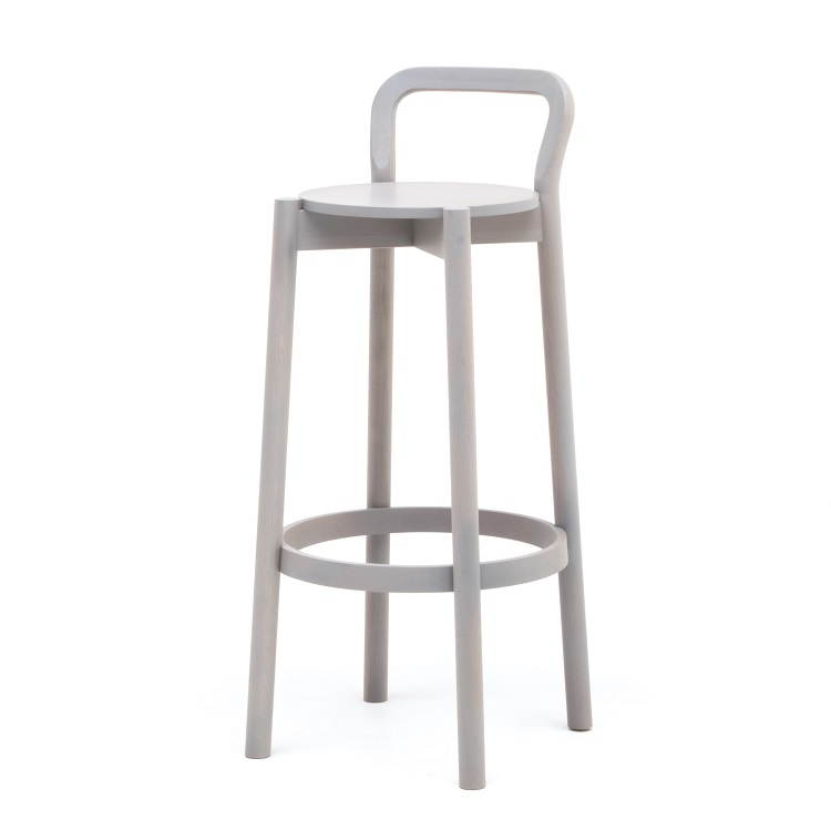 Castor Barstool with Backrest [HIGH] キャストール バースツール