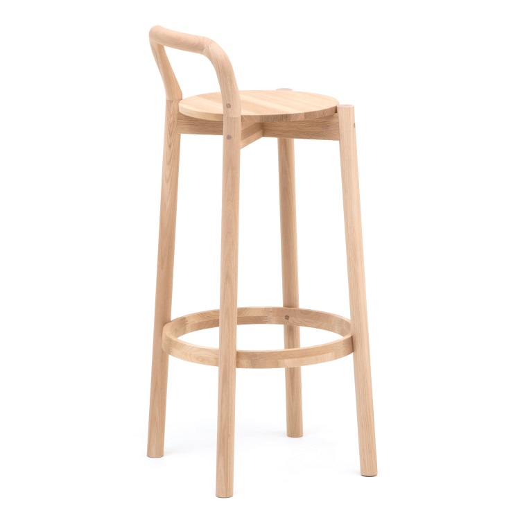 Castor Barstool with Backrest [HIGH] キャストール バースツール