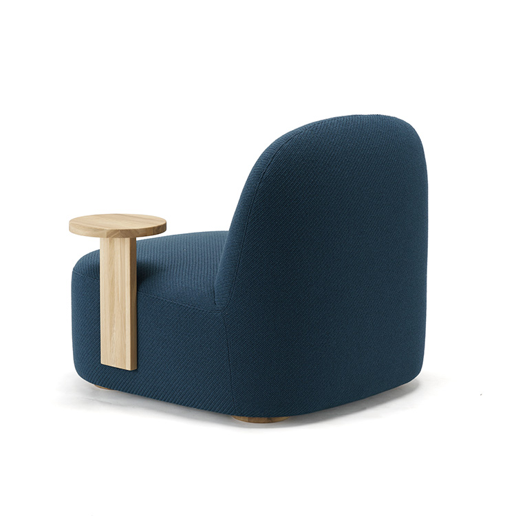 Polar Lounge Chair L With Side Table Left (ポーラーラウンジチェアL