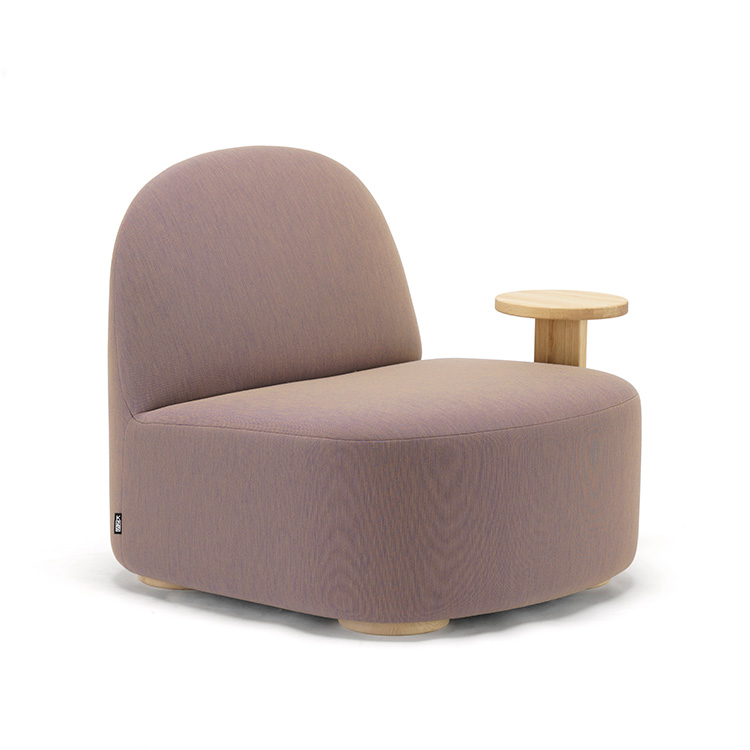 Polar Lounge Chair L With Side Table Left (ポーラーラウンジ