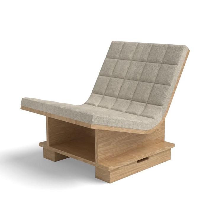 【音の家具】 Chair 001　U30605　Pure Oak