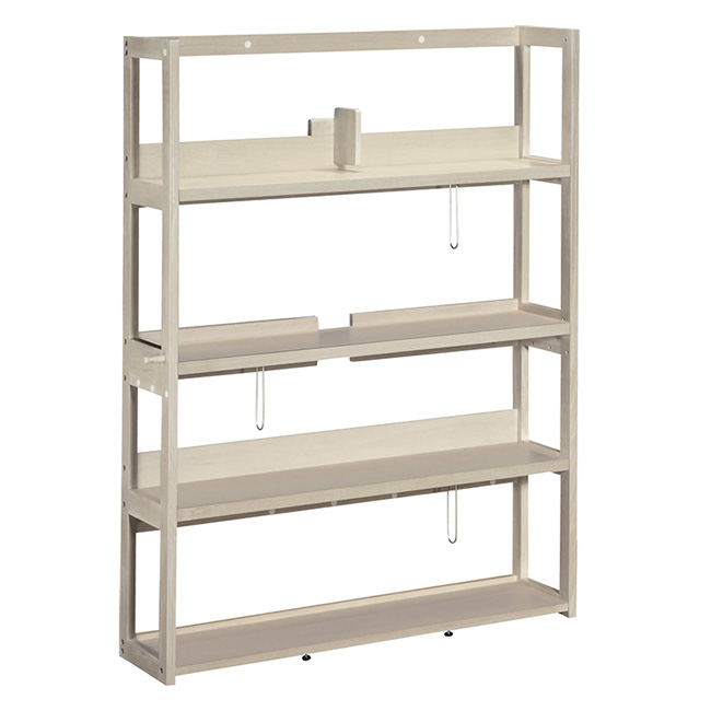 Buona scelta 書棚 オープンタイプ 幅115cm QT3575 シアーホワイト通販