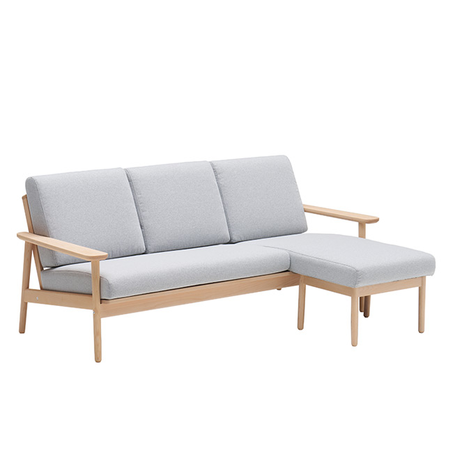 美品✨ソファ ホワイト カリモク家具 ZU4689 R800 ソファー ホワイト