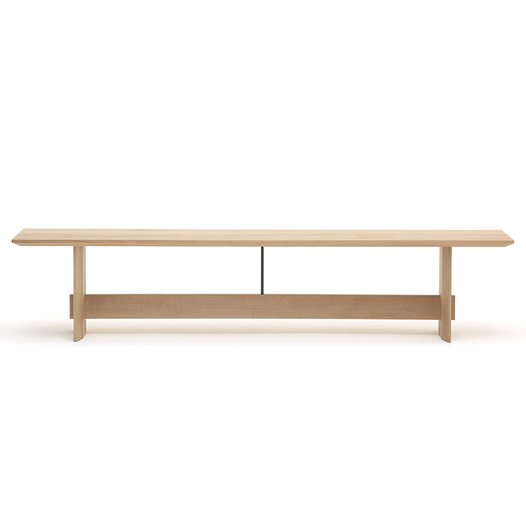 KARIMOKU CASE】A-B01 Bench W2000 Pure Oak