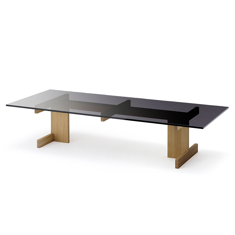 カリモクケース：A-CT01 KARIMOKU CASE】A-CT01 Coffee Table Tinted Glass Pure Oak