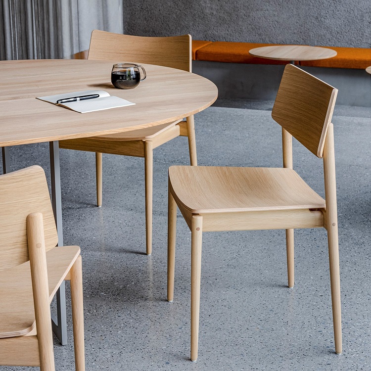 KARIMOKU CASE】A-DC01 Dining Chair Pure Oak