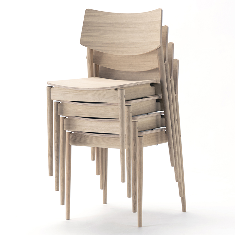 KARIMOKU CASE】A-DC01 Dining Chair Pure Oak