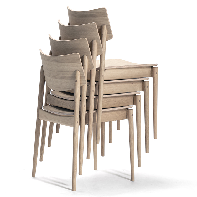 KARIMOKU CASE】A-DC01 Dining Chair Pure Oak