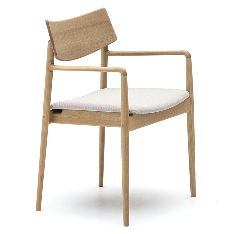 KARIMOKU CASE】A-DC02 Dining Chair Steelcut Trio3-205/Pure Oak