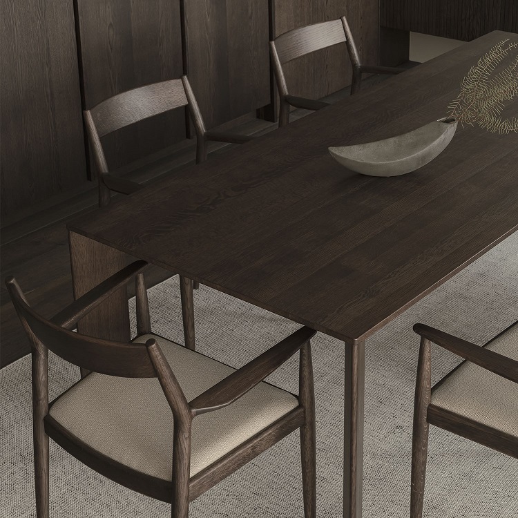 KARIMOKU CASE】A-DT02 Dining Table 220 Pure Oak