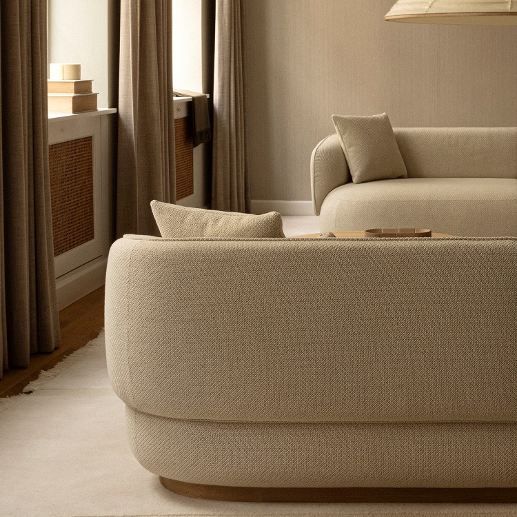 KARIMOKU CASE】A-S02 Sofa W2400 Vidar4-222/Keyaki Brown