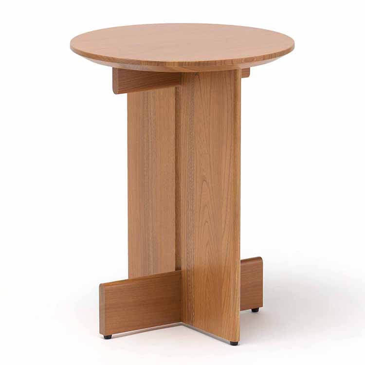 KARIMOKU CASE】A-ST01 Side Table Keyaki Brown