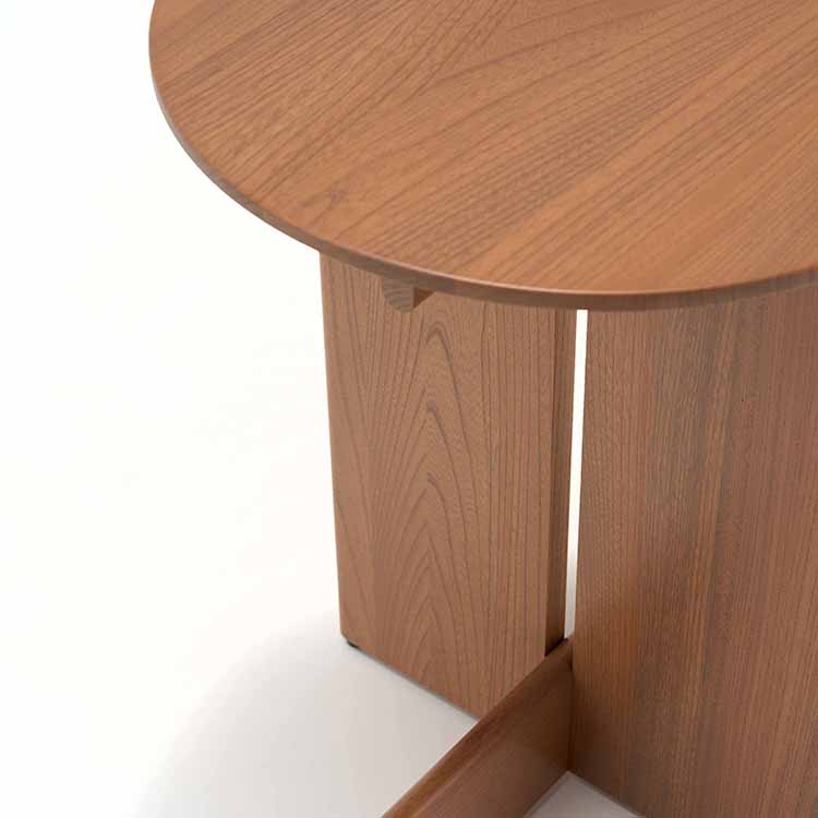 KARIMOKU CASE】A-ST01 Side Table Keyaki Brown