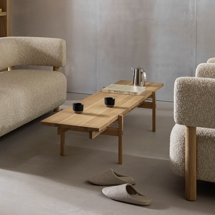 KARIMOKU CASE】N-CT03 Coffee Table Wood top Pure Oak