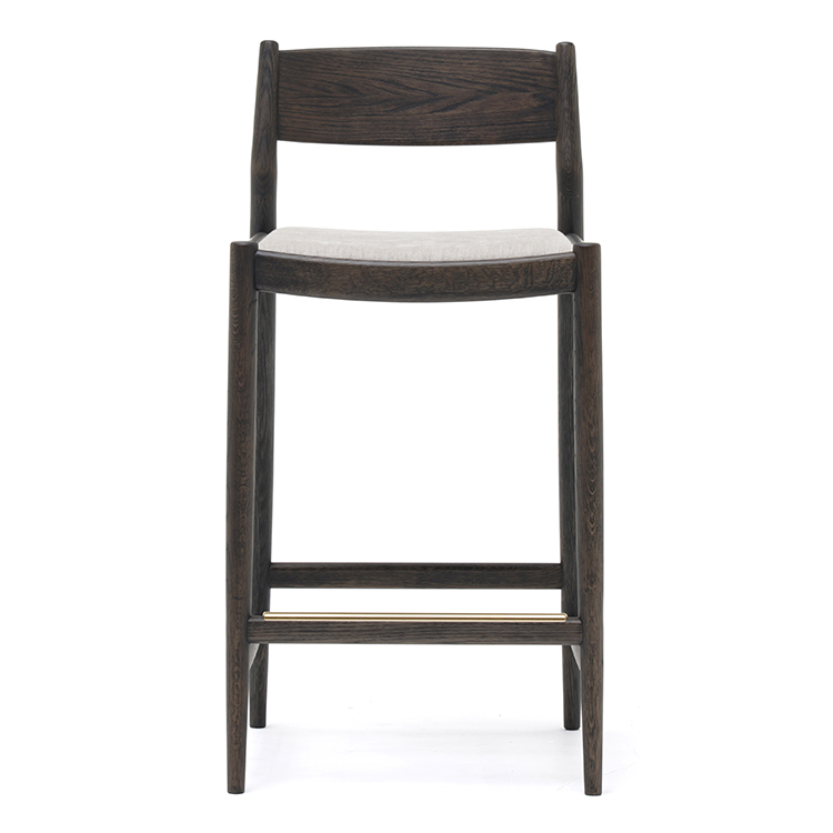 KARIMOKU CASE】N-BS01 Bar Stool Low Maple-222/Smoked Oak