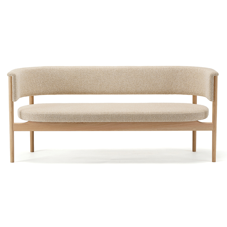 KARIMOKU CASE】 N-CC02 Club Chair Moss-019/Pure Oak