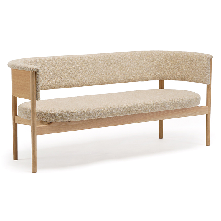 KARIMOKU CASE】 N-CC02 Club Chair Moss-019/Pure Oak