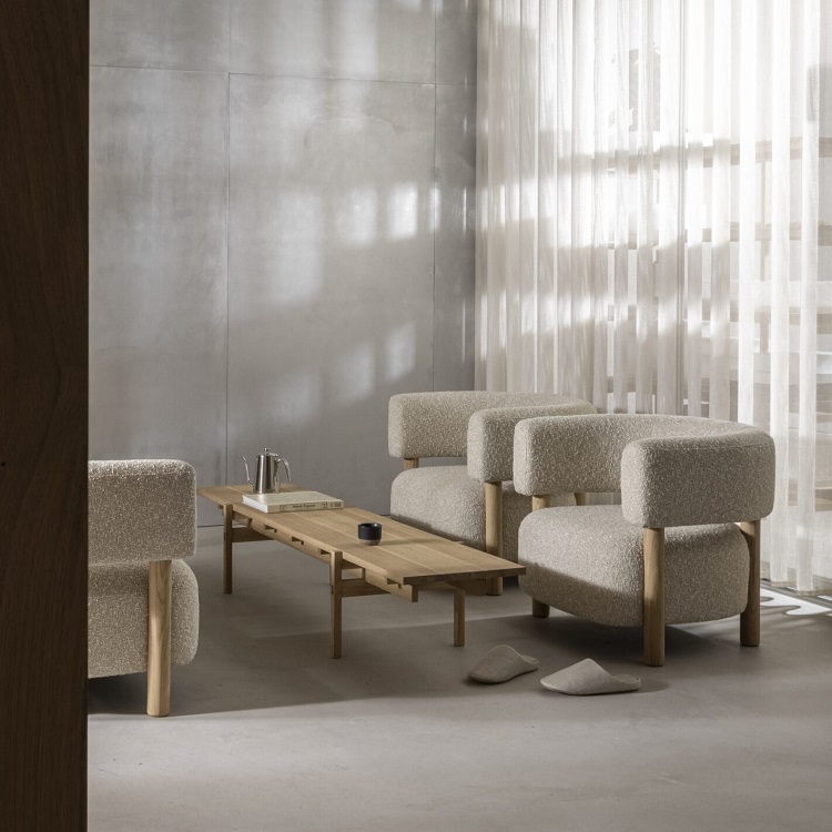 KARIMOKU CASE】N-CT03 Coffee Table Wood top Pure Oak