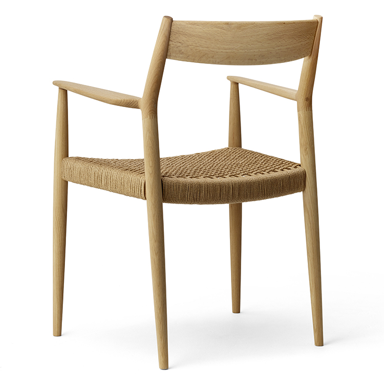 KARIMOKU CASE】N-DC01 Dining Chair Paper cord Pure Oak