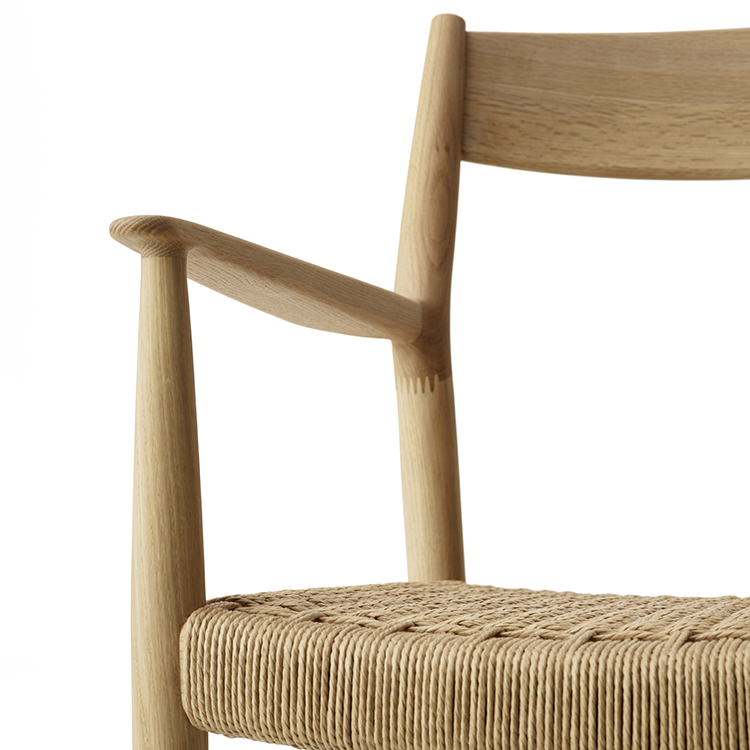 KARIMOKU CASE】N-DC01 Dining Chair Paper cord Pure Oak