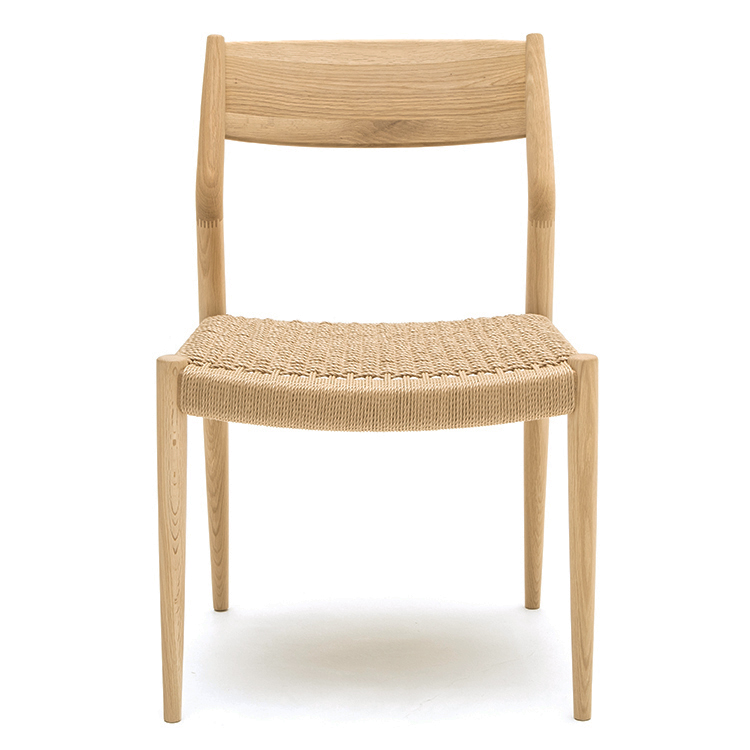 KARIMOKU CASE】N-DC02 Dining Chair Paper cord Pure Oak