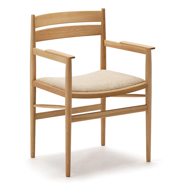 KARIMOKU CASE】N-DC04 Dining Chair Moss-019/Pure Oak