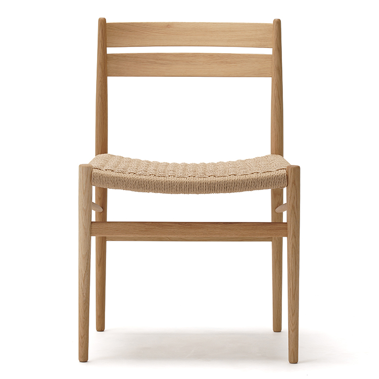 KARIMOKU CASE】N-DC05 Dining Chair Paper cord Pure Oak