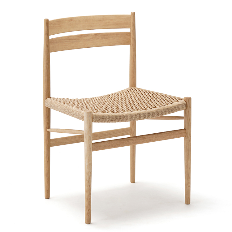 KARIMOKU CASE】N-DC05 Dining Chair Paper cord Pure Oak