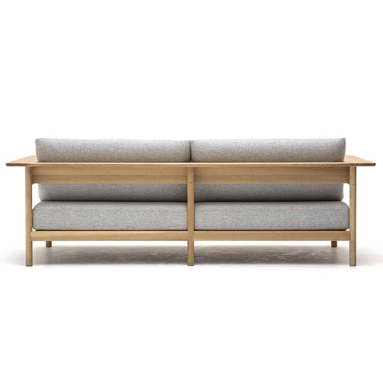 KARIMOKU CASE】 N-S01 3Seater Halingdal65-110/Pure Oak