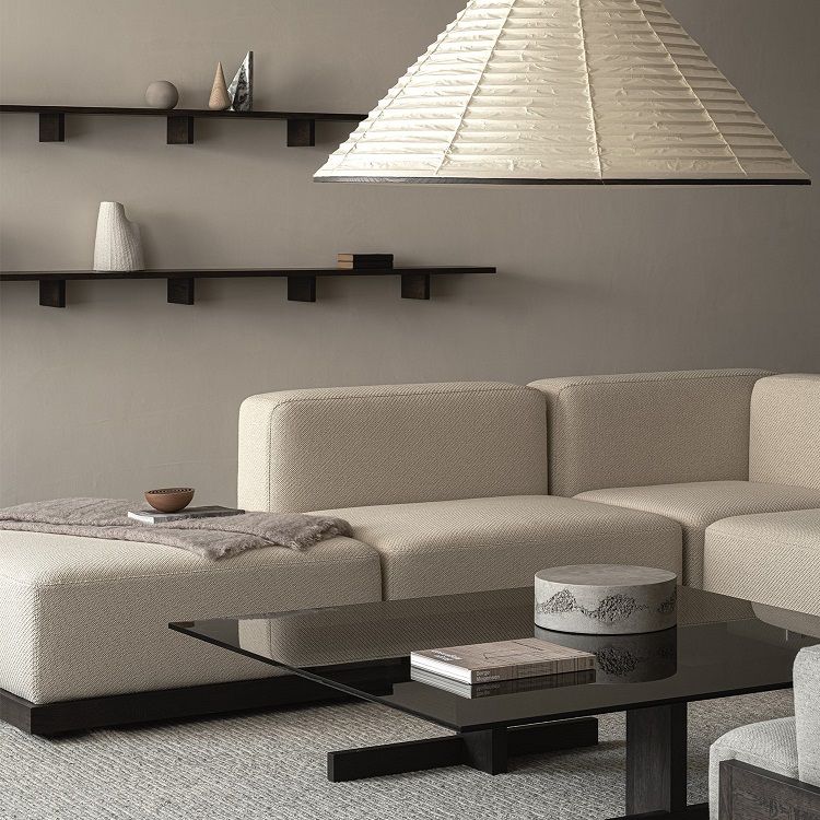 KARIMOKU CASE】N-S02 Ottoman Coda2-103/Pure Oak