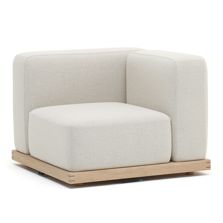 KARIMOKU CASE】N-S02 Sofa With Arm Left Coda2-103/Pure Oak