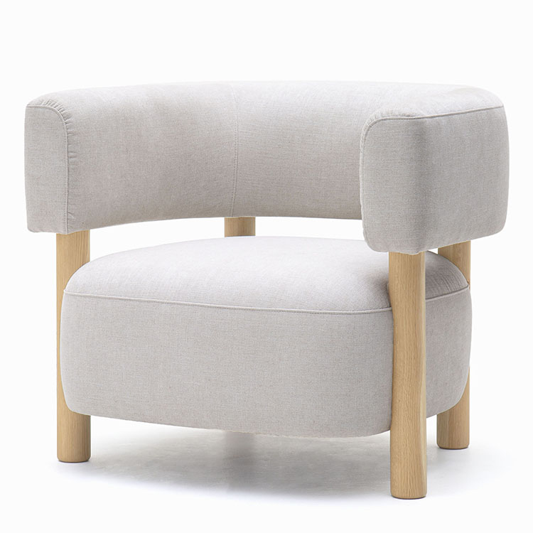 KARIMOKU CASE】N-S03 1Seater Maple-102/Pure Oak