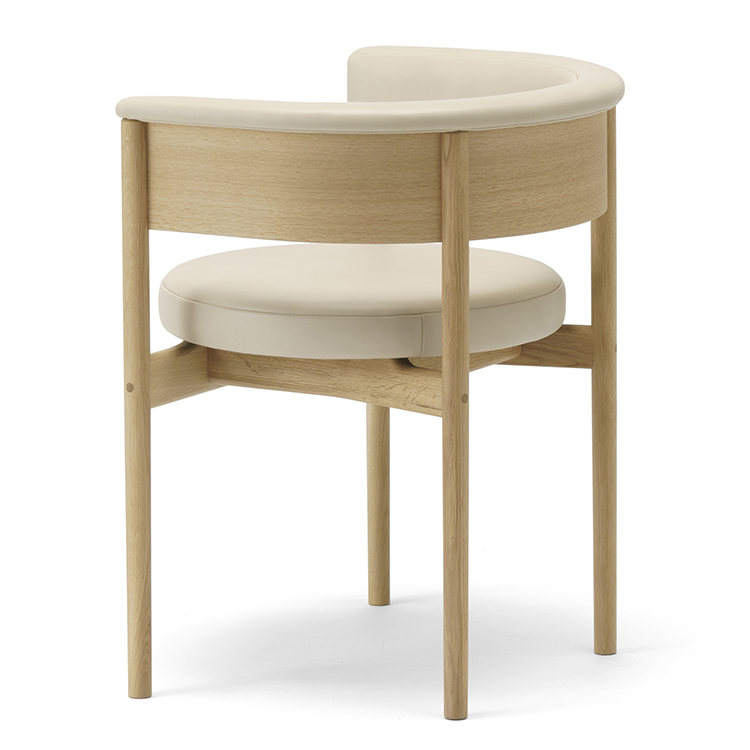 KARIMOKU CASE】N-SC01 Dining Chair Leabelle White/Pure Oak