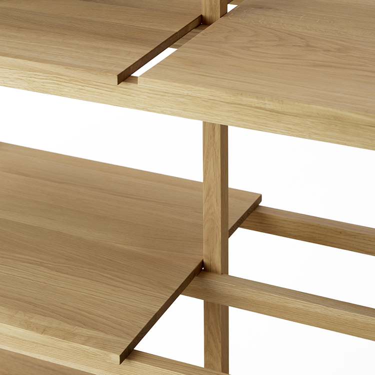KARIMOKU CASE】N-SS01 Shelf System Pure Oak