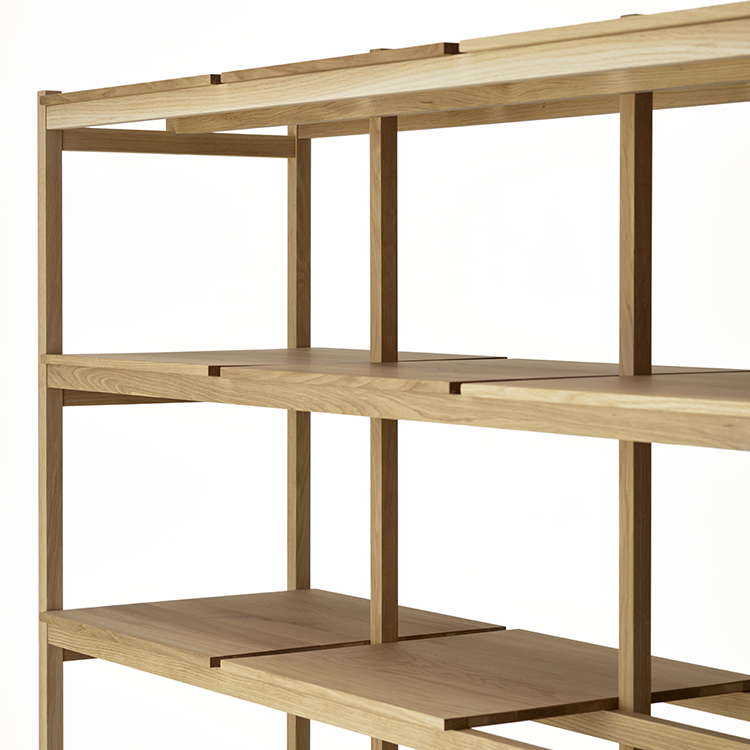 KARIMOKU CASE】N-SS01 Shelf System Pure Oak