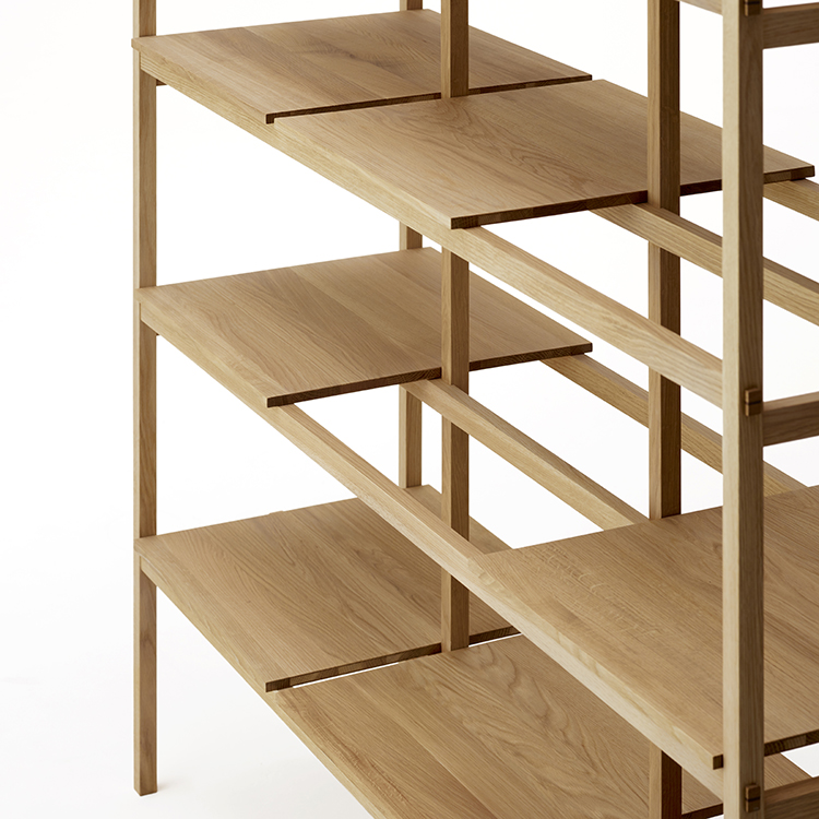 KARIMOKU CASE】N-SS01 Shelf System Pure Oak