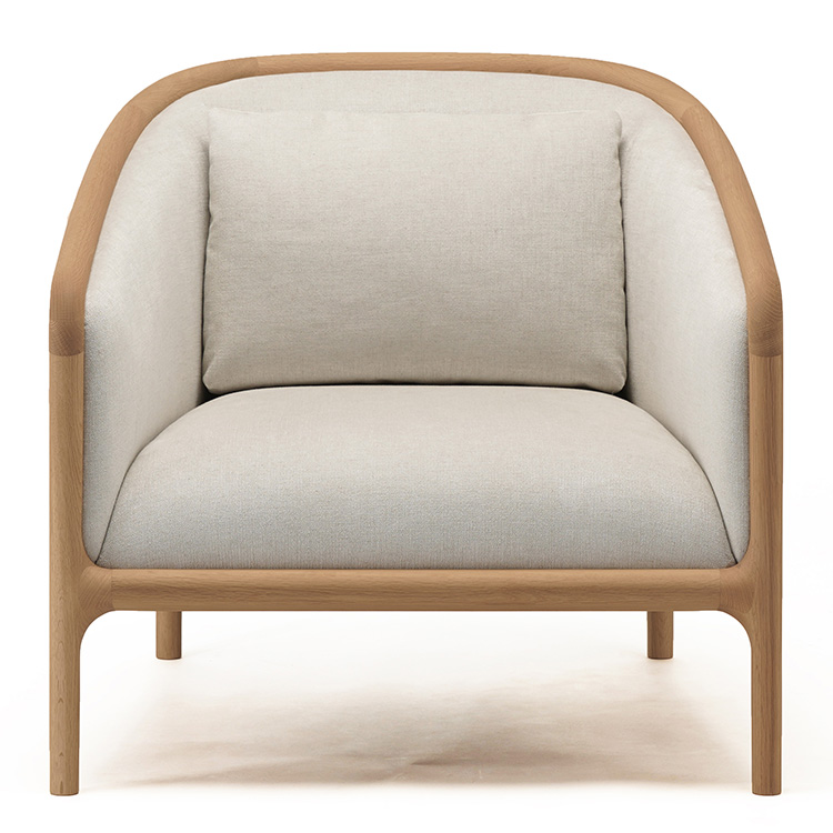 KARIMOKU CASE】 NF-LC01 Lounge Chair Maple-102/Pure Oak