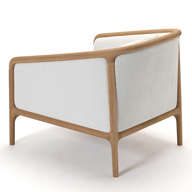 KARIMOKU CASE】 NF-LC01 Lounge Chair Maple-102/Pure Oak